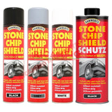 Spray On Paint BLACK/GREY/WHITE - Stone Chip Shield 600ml - Body Parts