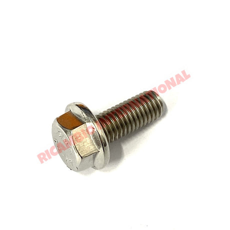 Stainless Steel Door Hinge Bolt (1) - Classic Fiat 500 - Screws - Studs - Bolts and Nuts