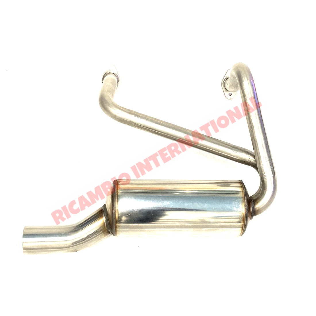 Stainless Steel Sports Exhaust & Copper Gaskets - Classic Fiat 500 126 - Exhaust and Associated Parts
