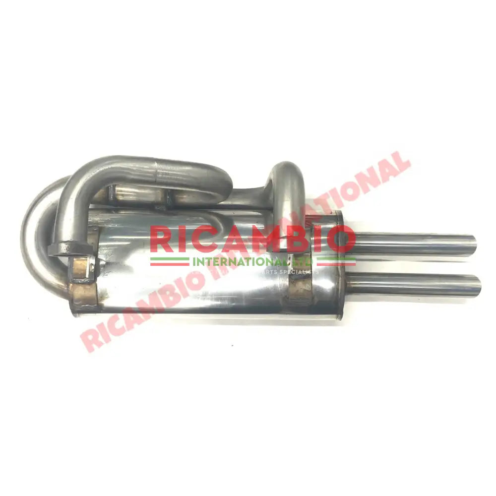 Stainless Steel Sports Exhaust & Gaskets - Classic Fiat 500 - Exhaust and Associated Parts