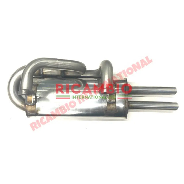 Stainless Steel Sports Exhaust & Gaskets - Classic Fiat 500 - Exhaust and Associated Parts