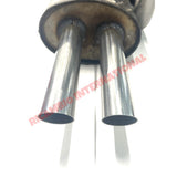Stainless Steel Sports Exhaust & Gaskets - Classic Fiat 500 - Exhaust and Associated Parts