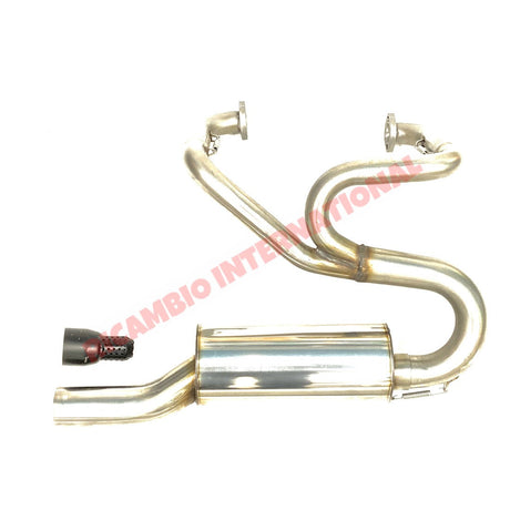 Stainless Steel ’Street Racing’ Sports Exhaust & Copper Gaskets - Classic Fiat 500 126 - Exhaust and Associated Parts