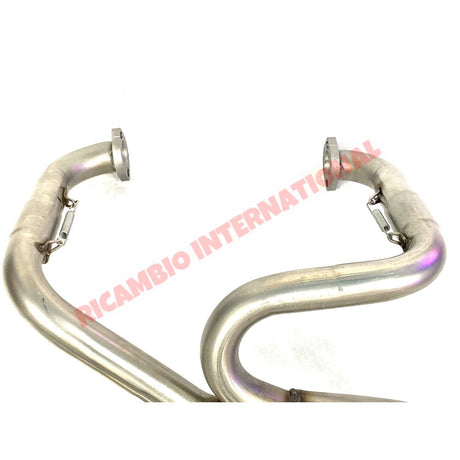 Stainless Steel ’Street Racing’ Sports Exhaust & Copper Gaskets - Classic Fiat 500 126 - Exhaust and Associated Parts