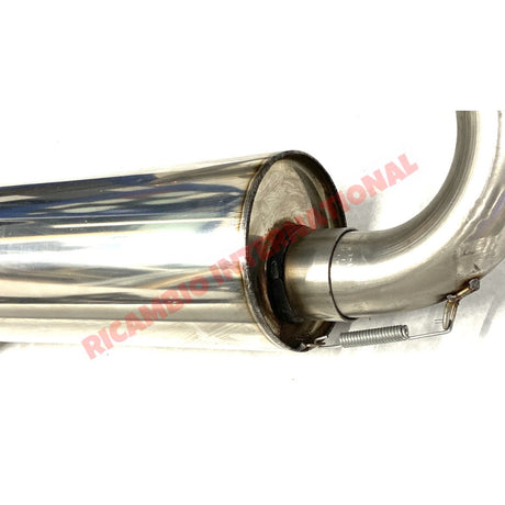 Stainless Steel ’Street Racing’ Sports Exhaust & Copper Gaskets - Classic Fiat 500 126 - Exhaust and Associated Parts