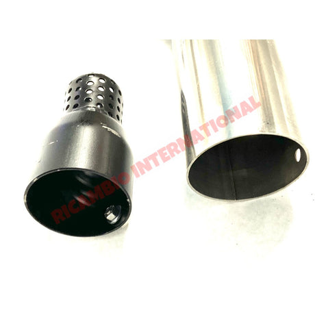 Stainless Steel ’Street Racing’ Sports Exhaust & Copper Gaskets - Classic Fiat 500 126 - Exhaust and Associated Parts