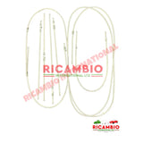 Steel Galvanised Brake Pipe Kit - Fiat 850 Coupe,Spider - Brake Parts and Components