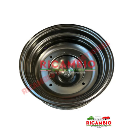 Steel Road Wheel - Classic Fiat 500 N/D Autobianchi Bianchina - Wheels and Alloys