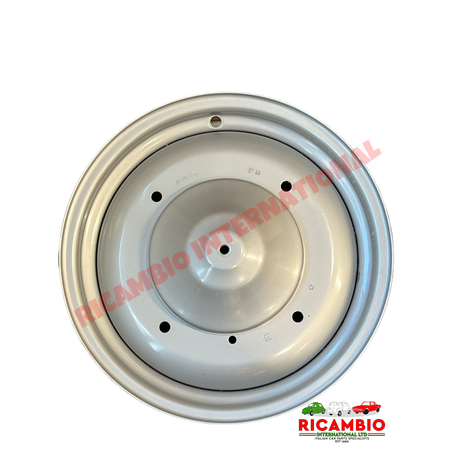Steel Road Wheel - Classic Fiat 500 N/D Autobianchi Bianchina - Wheels and Alloys
