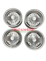 Steel Road Wheel Rim Kit - Classic Fiat 500R - Wheels - Tyres and Tubes