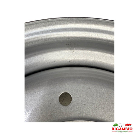 Steel Road Wheel Rim (SHOP SOILED) Classic Fiat 500 Special Offers & Discounts