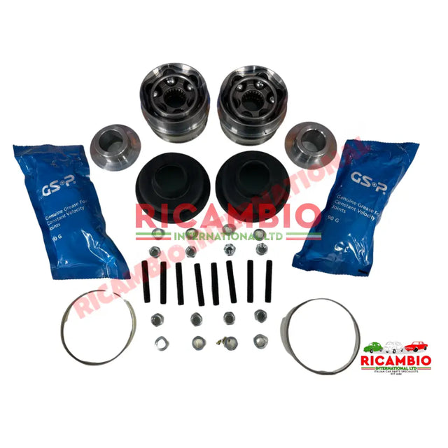 Steel Uprated Coupling CV Joint Kit - Classic Fiat 500 126 - Axles - Shafts - Joints and Couplings