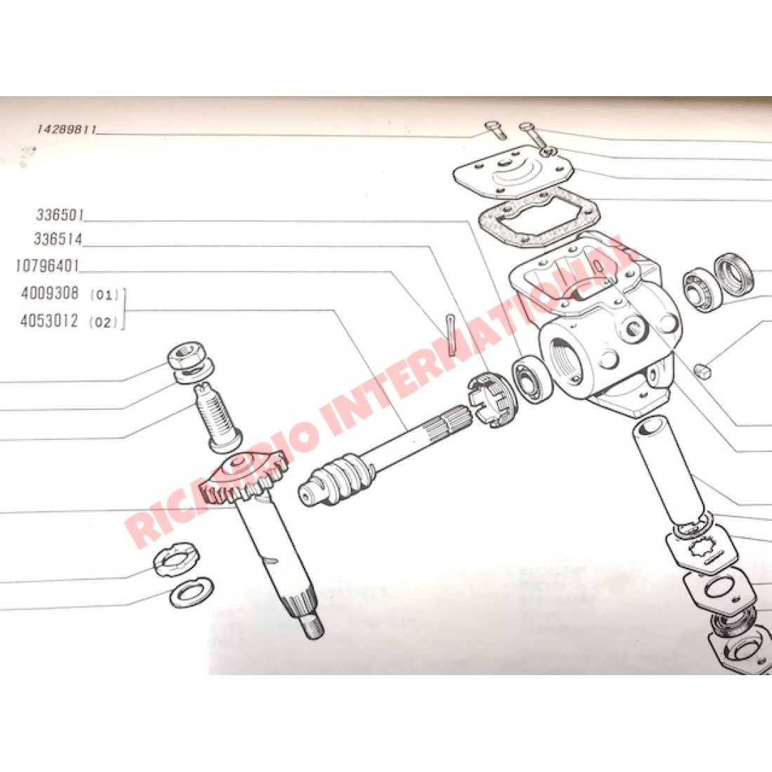Steering Box Threaded Plug - Classic Fiat 500 126 - Steering