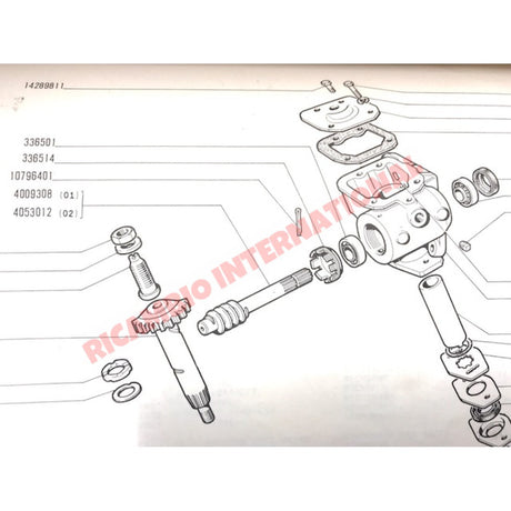 Steering Box Threaded Plug - Classic Fiat 500 126 - Steering