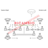 Steering Centre Drag Link - Fiat 124 - Steering