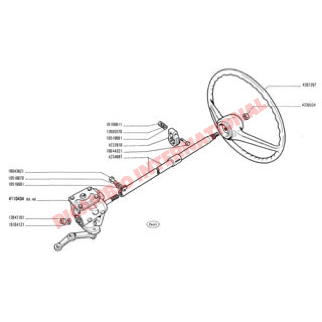 Steering Column Support Bracket - Classic Fiat 500 - Steering