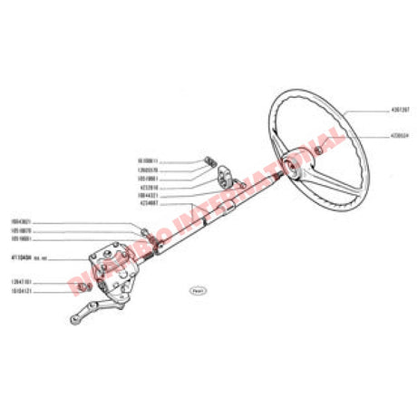 Steering Column Support Bracket - Classic Fiat 500 - Steering