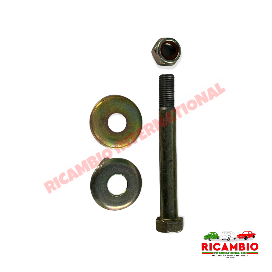 Steering Idler Bolt Washers & Nut - Classic Fiat 500,126,600,850 - Steering