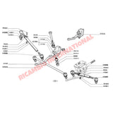 Steering Idler LHD Complete - Classic Fiat 500 126 600 850 - Steering