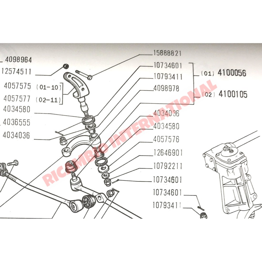 Steering Idler Plastic Bush - Fiat 124,125,132 - Steering