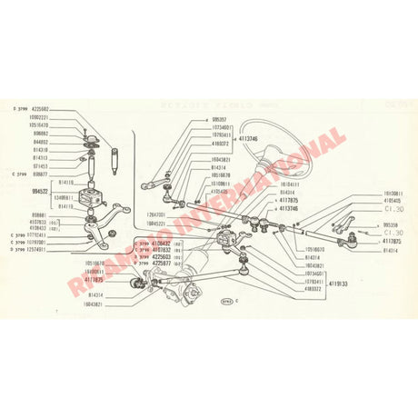 Steering Idler Repair Kit - Fiat 850T 900T/E - Steering