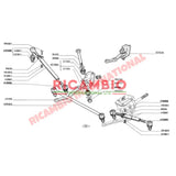 Steering Idler RHD - Classic Fiat 500 126 600 850 - Steering
