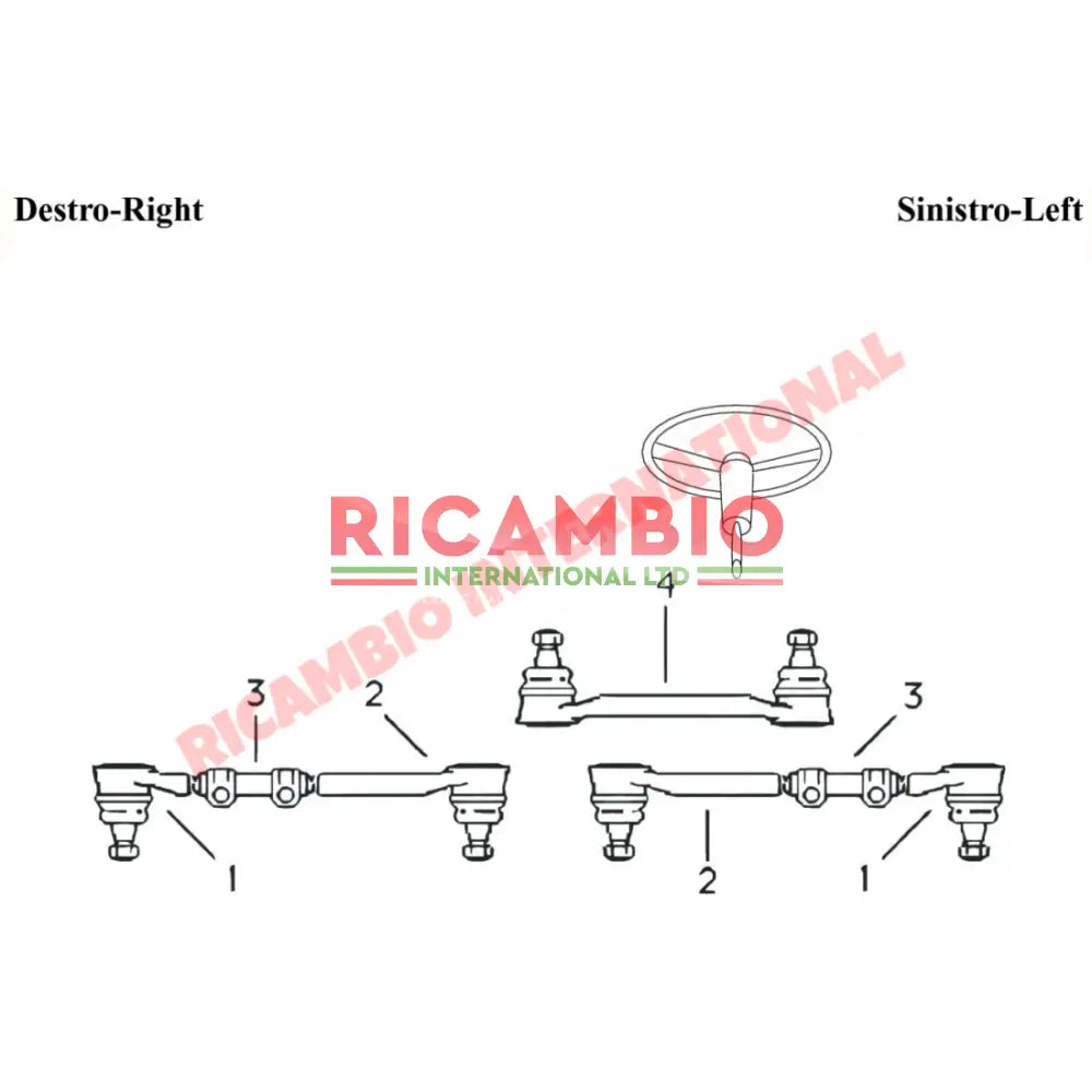 Steering Joint Assembly Kit - Fiat 1100 - Steering