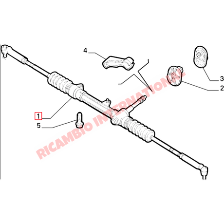 Steering Rack - Fiat Punto MK1 - Steering - Shaft and Suspension