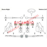 Steering Rack Track Rod - Classic Fiat Panda,127,128,A112,Y10,Fiorino - Steering