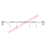 Steering Rack Track Rod - New Fiat 500 - Steering - Shaft & Suspension