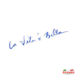 Sticker ’La Vita e Bella’ - Blue