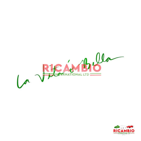 Sticker ’La Vita e Bella’ - Green