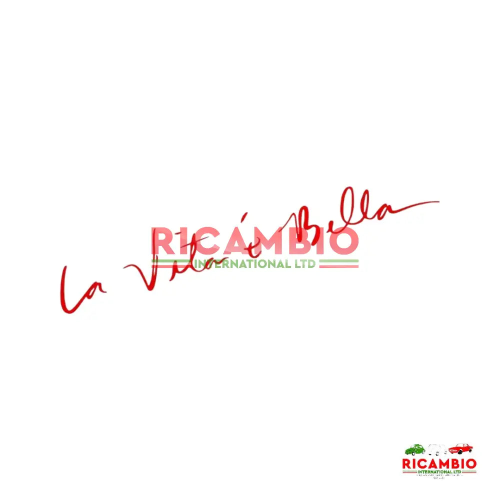 Sticker ’La Vita e Bella’ - Red
