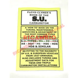 SU Carburettor Installation Maintenance & Setup Manual - Books & Manuals