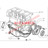 Sump Bolt & Washer Kit - Classic Fiat Panda Uno Punto Barchetta New 500 - Engine Parts