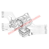 Sump Gasket (CORK) - Classic Fiat 500 126 Panda - Gaskets & Oil Seals