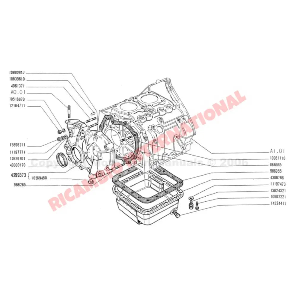 Sump Plug - Classic Fiat 500 126 600 850 - Engine Parts