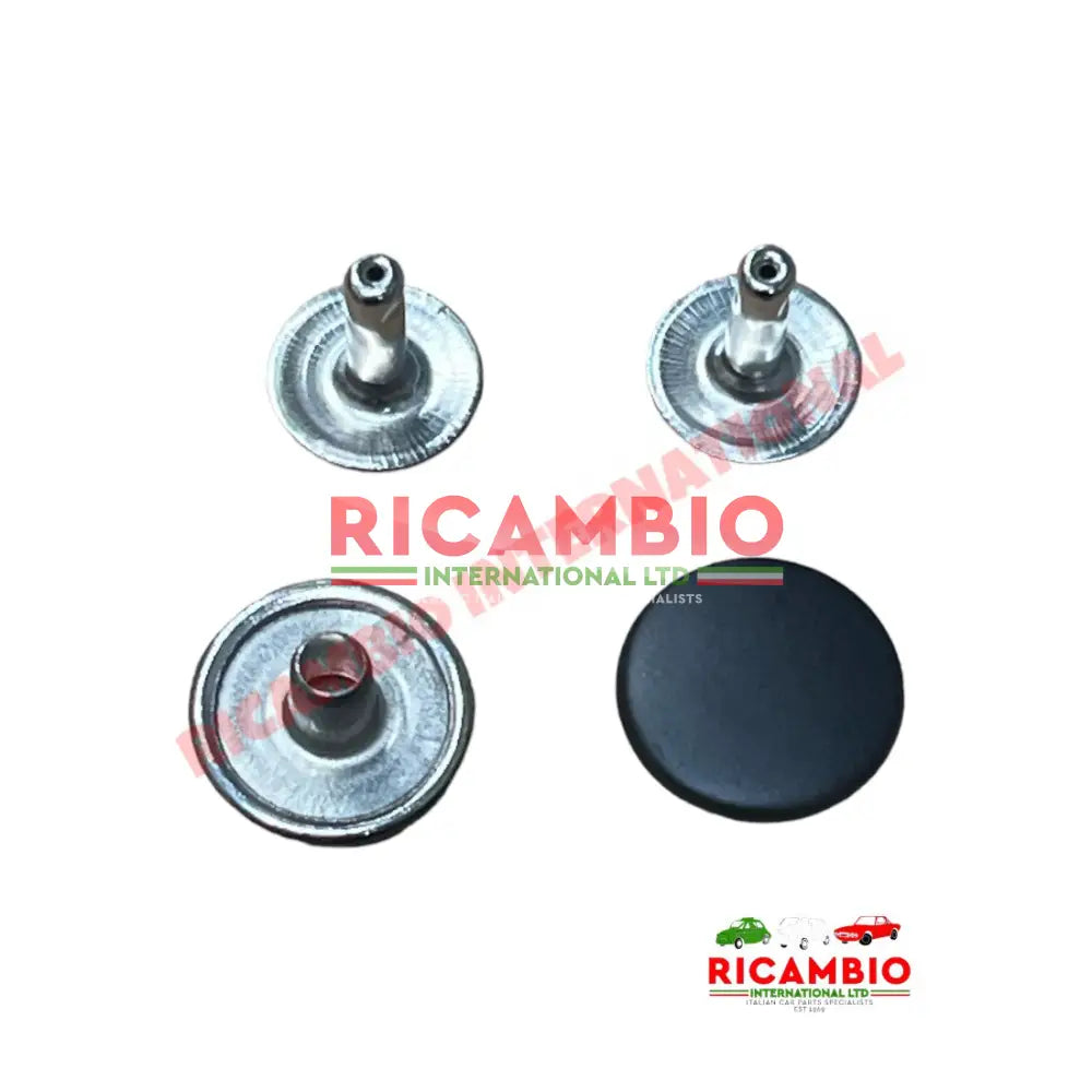 Sunroof Black Rivet Kit (BLACK) - Classic Fiat 500 126 - Exterior Trim
