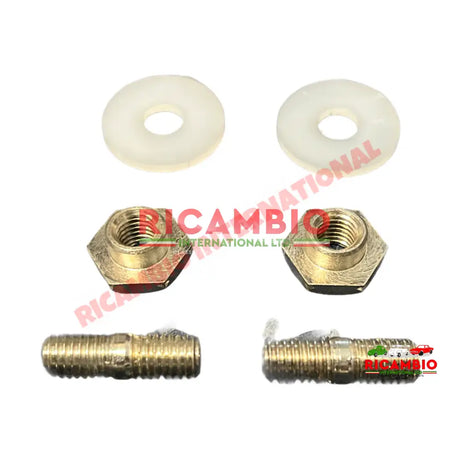Sunroof Front Bar Stud,Nut & Washer Kit - Classic Fiat 500 126 - Screws - Studs - Bolts & Nuts
