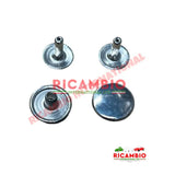 Sunroof Rivet Kit (CHROME) - Classic Fiat 500 126 - Exterior Trim