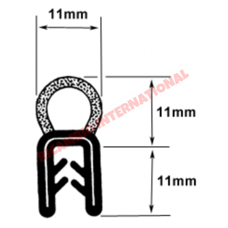 Tailgate Seal - Classic Fiat Panda - Gaskets and Seals