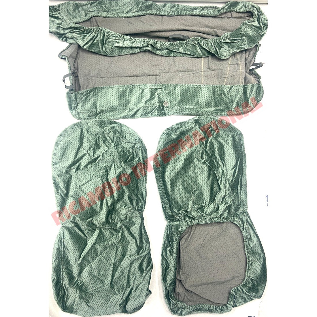 Tailored Velour Seat Cover Set - Classic Fiat 500 - Seat Covers - Padding and Seat Spring