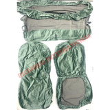 Tailored Velour Seat Cover Set - Classic Fiat 500 - Seat Covers - Padding and Seat Spring