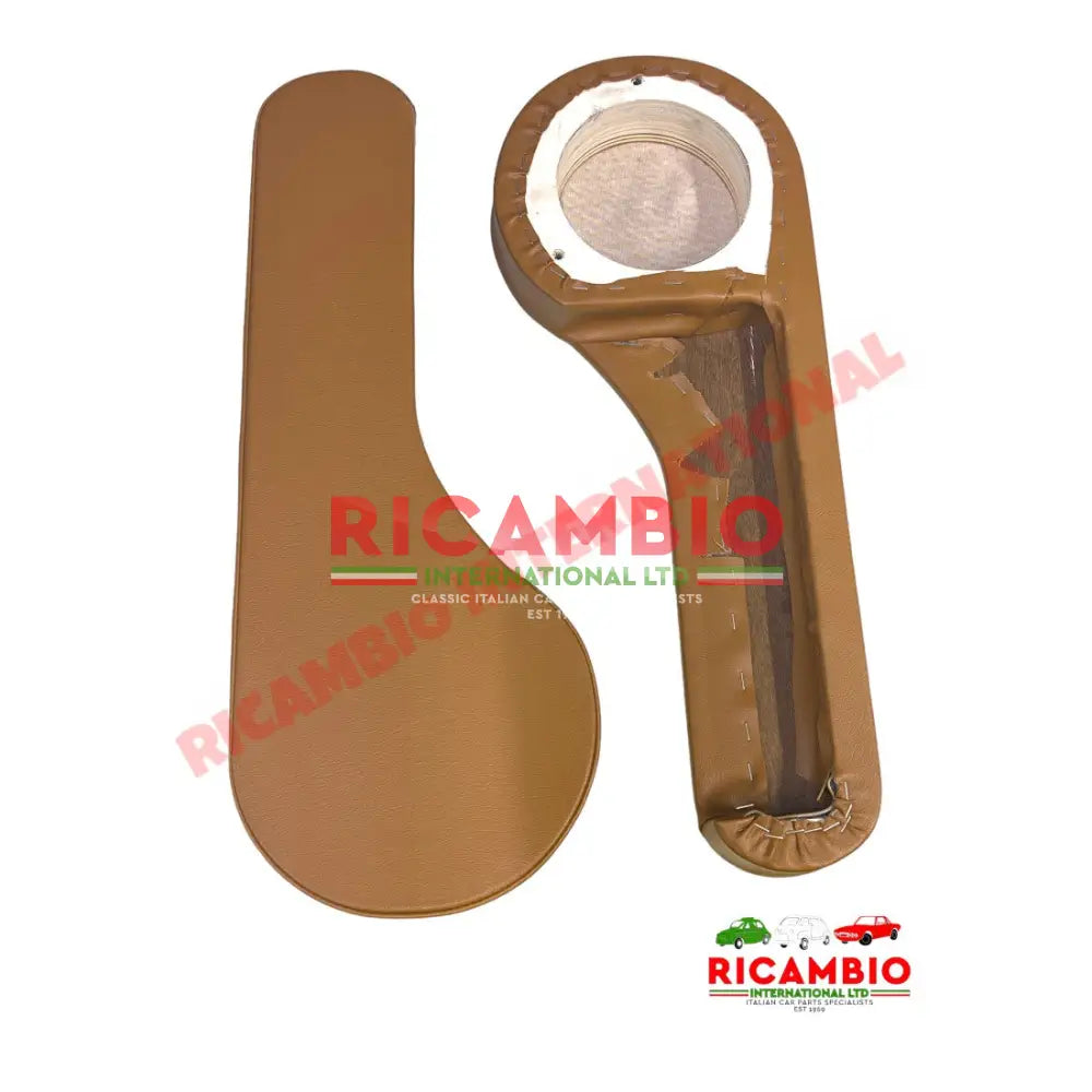 Tan/Ocra Door Speaker & Pocket Kit - Classic Fiat 500 - Interior and Related Parts
