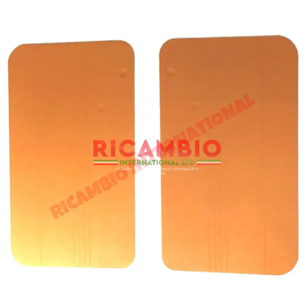 Tan/Ocra Front & Rear Inner Panel Kit (4 piece) - Classic Fiat 500 F - Interior Parts and Trim