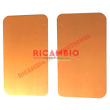 Tan/Ocra Front & Rear Inner Panel Kit (4 piece) - Classic Fiat 500 F - Interior Parts and Trim