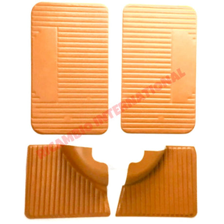 Tan/Ocra Front & Rear Inner Panel Kit (4 piece) - Classic Fiat 500 L - Classic Fiat 500 Parts & Spares