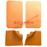 Tan/Ocra Front & Rear Inner Panel Kit (4 piece) - Classic Fiat 500 L - Classic Fiat 500 Parts & Spares