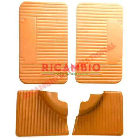 Tan/Ocra Front & Rear Inner Panel Kit (4 piece) - Classic Fiat 500 L - Classic Fiat 500 Parts & Spares
