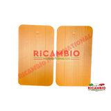 Tan/Ocra Inner Door Panel Kit - Classic Fiat 500 - Fiat 500 F